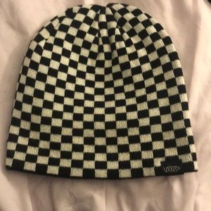 vans checkerboard beanie